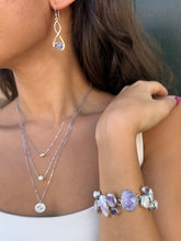 Load image into Gallery viewer, Sterling Tiffany Jasper, Amethyst &amp; Pearl Bracelet Set
