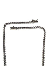 Load image into Gallery viewer, Sterling Blue Topaz Tennis Necklace Set

