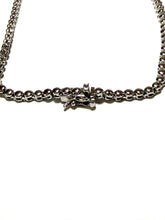Load image into Gallery viewer, Sterling Blue Topaz Tennis Necklace Set
