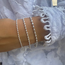 Load image into Gallery viewer, Lowcountry Layer | Classic Sterling Rice Bead Bracelet Trio
