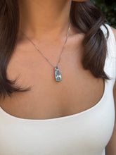 Load image into Gallery viewer, Blue Topaz and Iolite Sterling Silver Necklace
