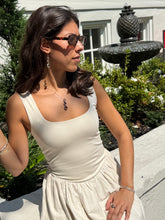 Load image into Gallery viewer, Sterling Silver Green Amethyst Necklace
