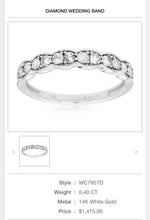 Load image into Gallery viewer, 14kt Gold Diamond Band
