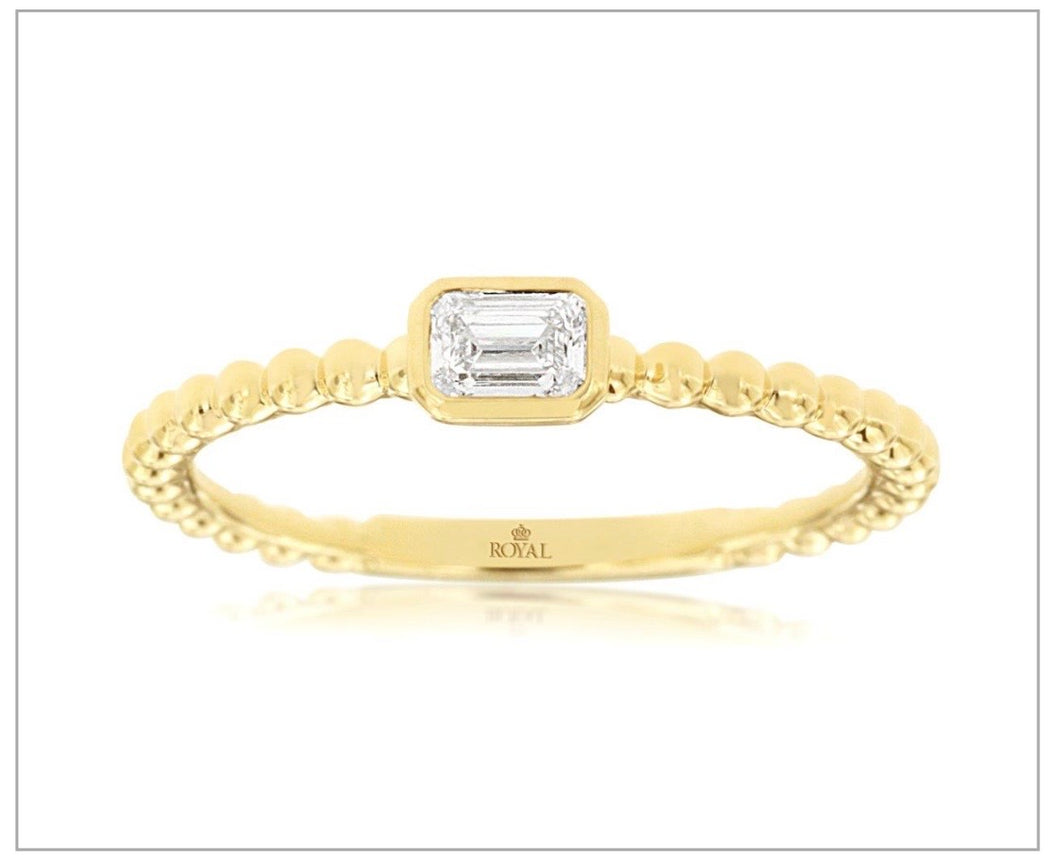 14kt Gold Diamond Band
