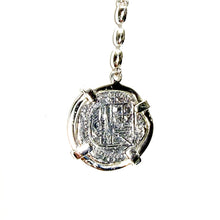 Load image into Gallery viewer, Sterling Atocha Coin Inspired Rice Bead Necklace
