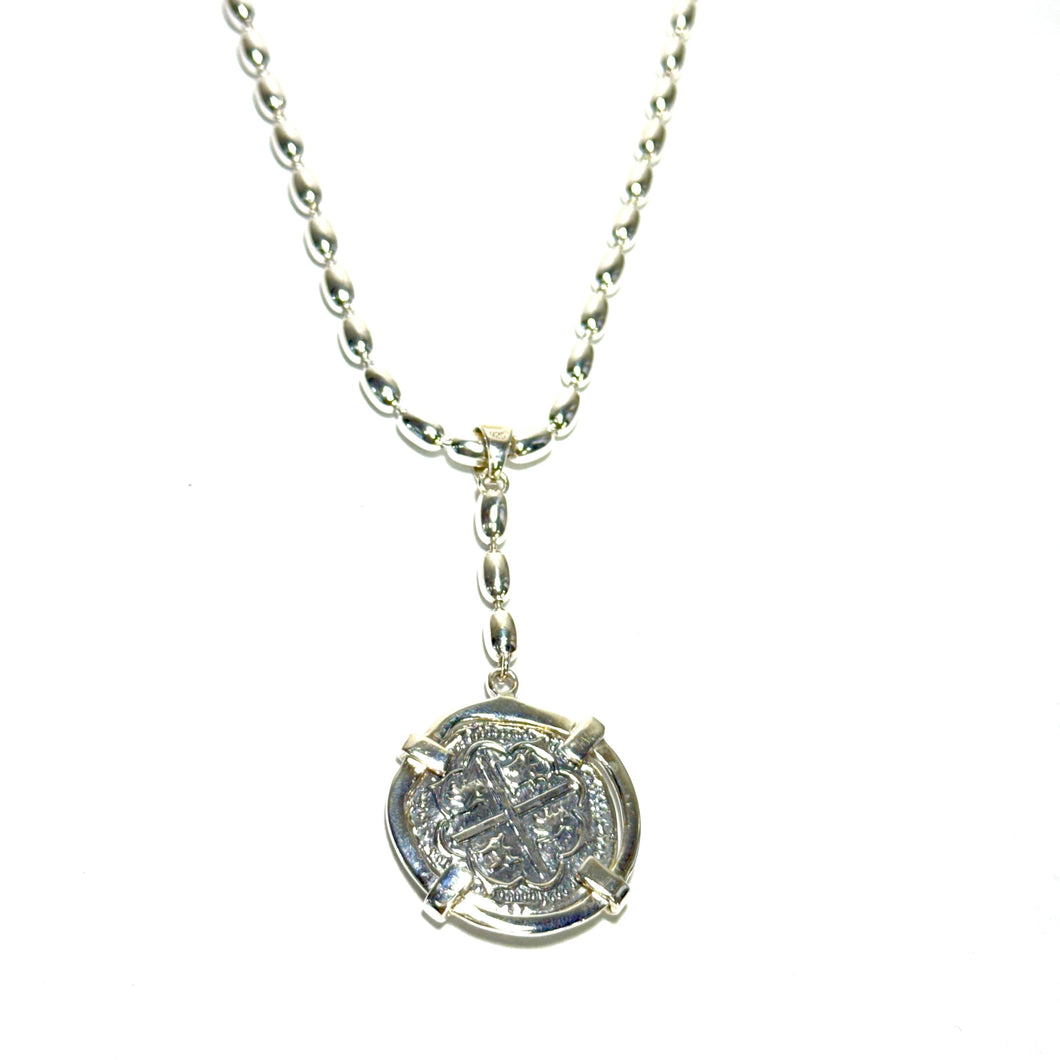 Sterling Relica Atocha Coin Necklace