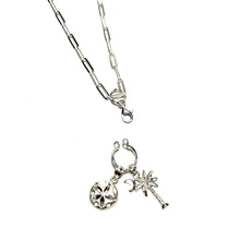 Load image into Gallery viewer, Sterling Silver Charm Holder Necklace
