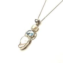 Load image into Gallery viewer, Sterling Multi Gemstone Necklace
