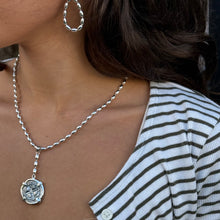 Load image into Gallery viewer, Sterling Replica Atocha Coin &amp; Paperclip Necklace
