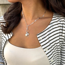Load image into Gallery viewer, Sterling Silver Charm Holder Necklace
