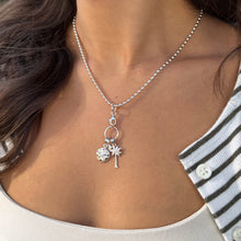 Load image into Gallery viewer, Sterling Silver Charm Holder Necklace
