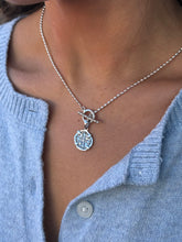 Load image into Gallery viewer, Sterling Replica Atocha Coin &amp; Rice Bead Toggle Necklace (SM)

