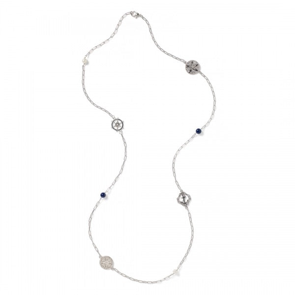 Southern Gates® Harbor Necklace With Lapis And Pearls
