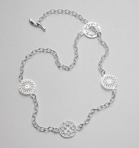Southern Gates® Hand Wrought Sterling Silver Necklace Hand Wrought Series