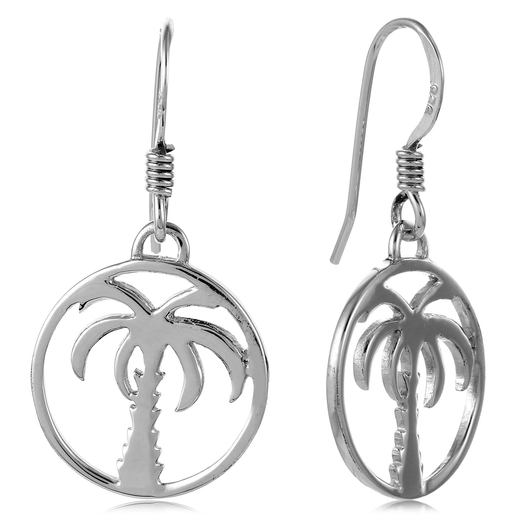 Southern Gates® Round Palmetto Tree Earrings Palmetto Series