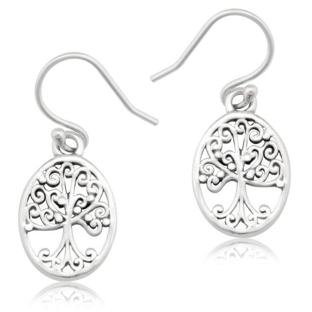 Southern Gates® Southern Oak Small Oval Tree Earrings