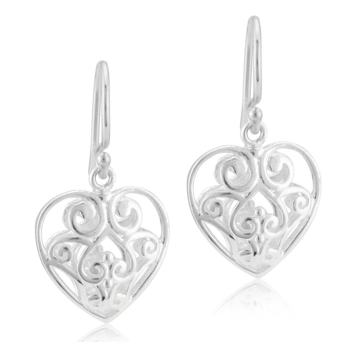 Southern Gates®- Holiday Puffy Heart Earrings