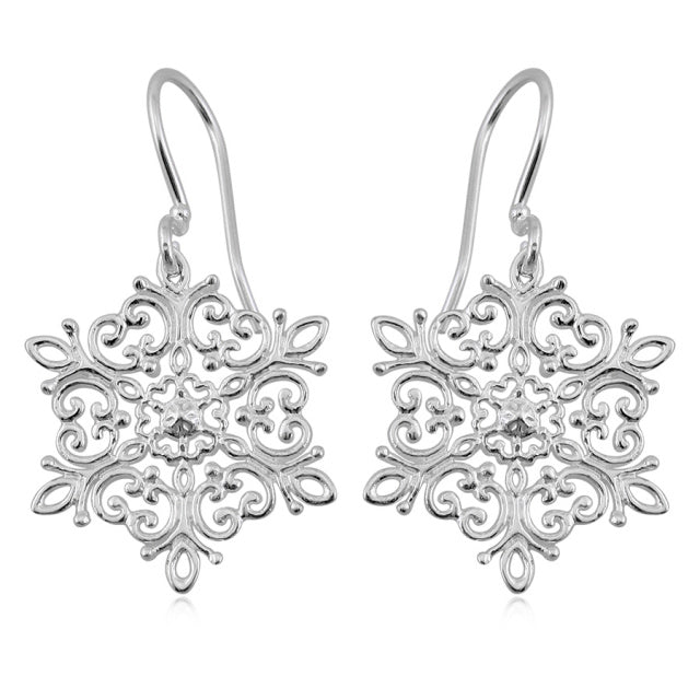 Southern Gates® Holiday Snowflake Earrings