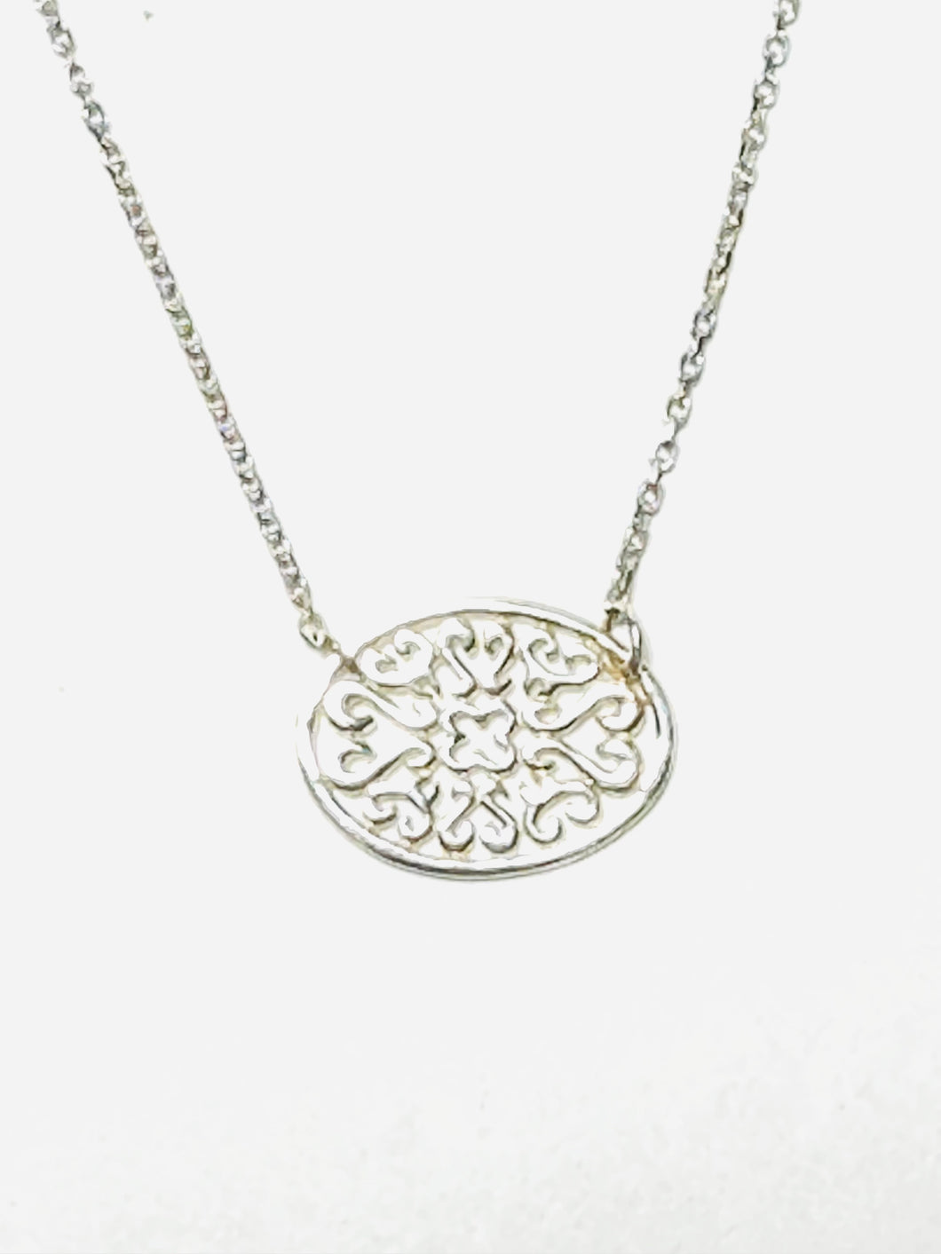 Sterling Artisan Gate Necklace