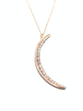 Load image into Gallery viewer, Sterling Rose Gold Vermeil &quot;Moon&quot; Necklace
