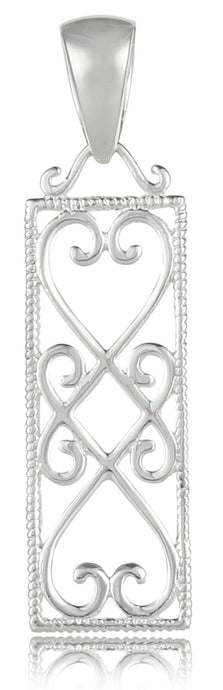 Southern Gates® Rectangular Heart Pendant Terrace Series