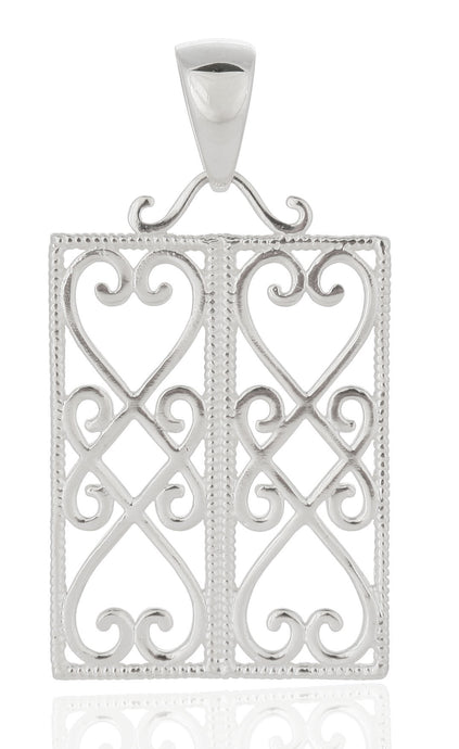 Southern Gates® Double Heart Window Pendant Terrace Series