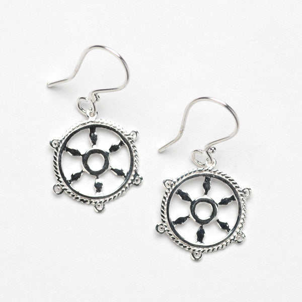 Southern Gates® Harbor Series Ship Wheel Earrings