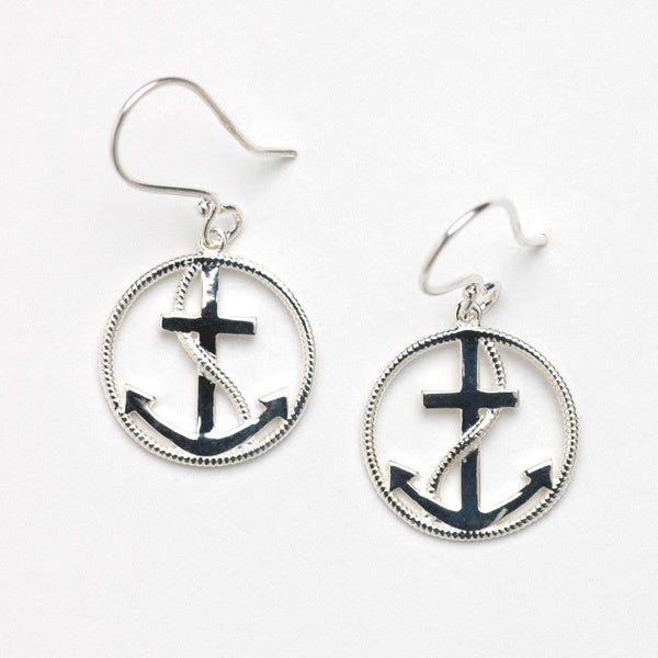 Southern Gates® Harbor Series Anchor Earrings
