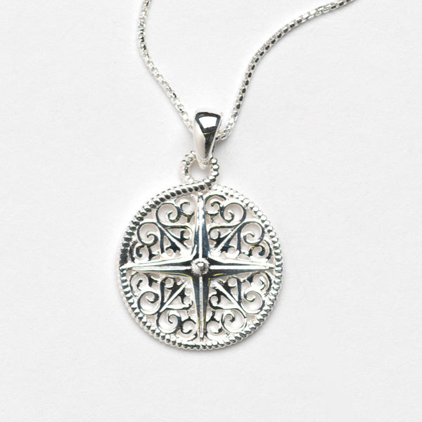 Southern Gates® Harbor Series Compass Necklace