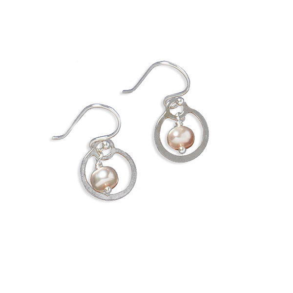Southern Gates® Hand Wrought Pink Pearl Earrings Hand Wrought Series
