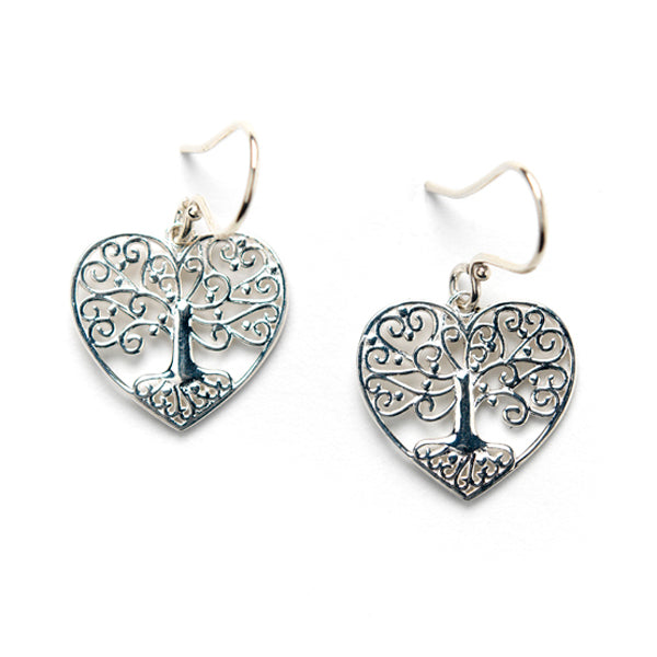 Southern Gates® Holiday Tree Heart Earrings