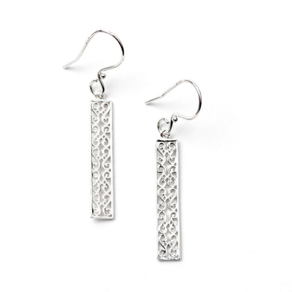 Southern Gates® Balcony Rhodium Plated Earrings