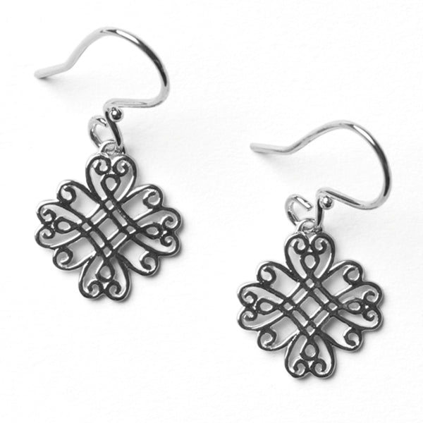 Southern Gates® Art Deco Scrolling Medallion Earrings