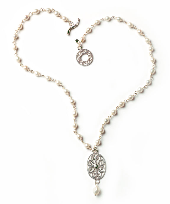 Southern Gates® Potato Pearl Necklace Hand Wrought Series