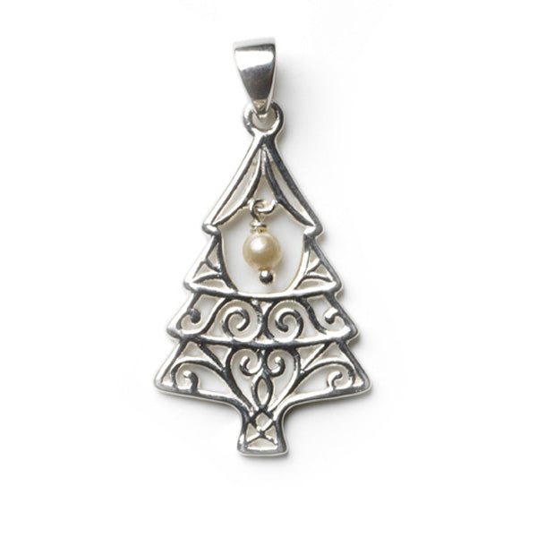 Southern Gates® Holiday Christmas Tree Pearl Pendant