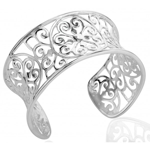 Southern Gates® Heart Scroll Cuff Bracelet Inspiration Series