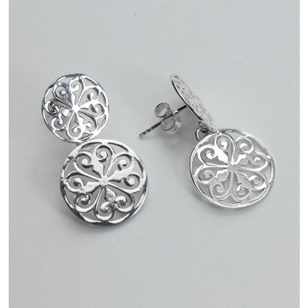 Southern Gates® Double Heart Scroll Post Earring Inspiration Series