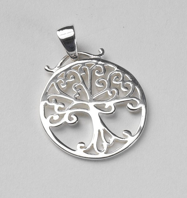 Southern Gates® Southern Oak Tree Flat Round Pendant