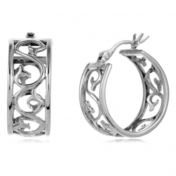 Southern Gates® Scroll Hoop Earrings Classic Series