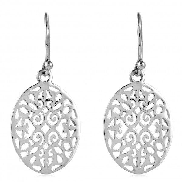 Southern Gates® Small Oval Scroll Earrings Classic Series