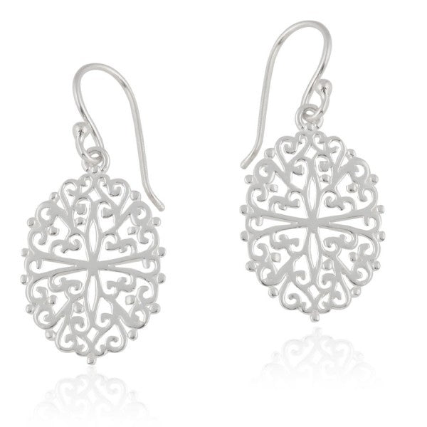 Southern Gates® Oval Filigree Earring Ornamental Series