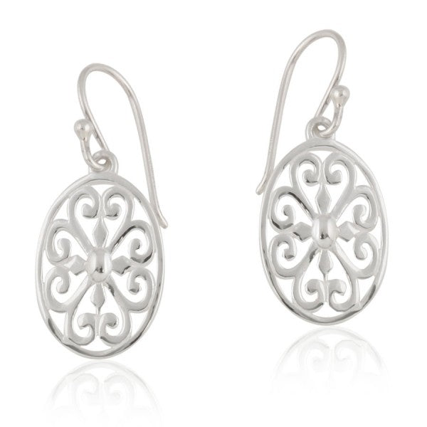 Southern Gates® Oval Heart Scroll Earring Inspiration Series