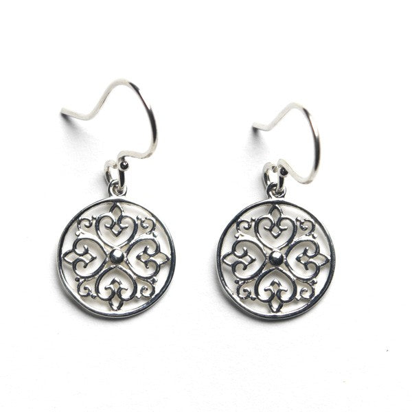 Southern Gates® Round Heart Design Earring Ornamental Series