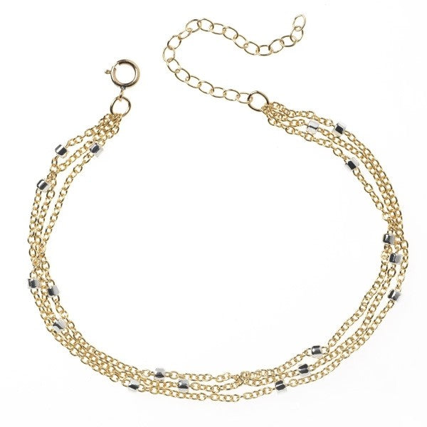 Southern Gates® Satellite Gold Fill & Sterling Silver Bracelet