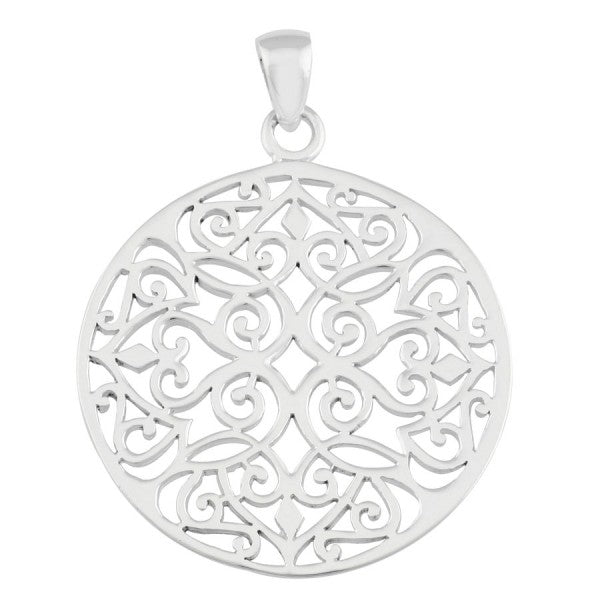 Southern Gates® Large Original Round Scroll Pendant Classic Series