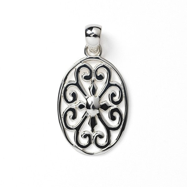 Southern Gates® Oval Heart Scroll Pendant Inspiration Series