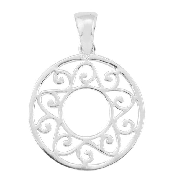 Southern Gates® Round Open Center Scroll Pendant Classic Series