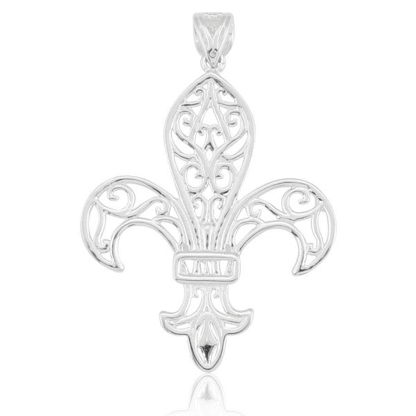 Southern Gates® Fleur De Lis Scroll Pendant Courtyard Series