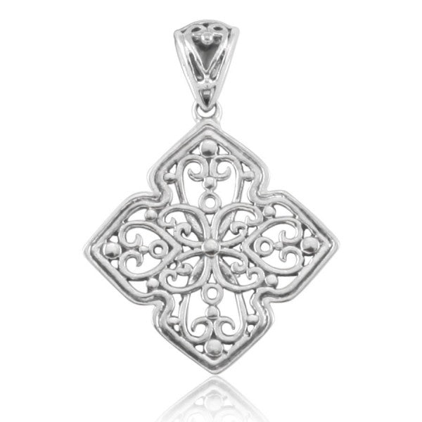 Southern Gates® Small Four Petal Scroll Pendant Courtyard Series