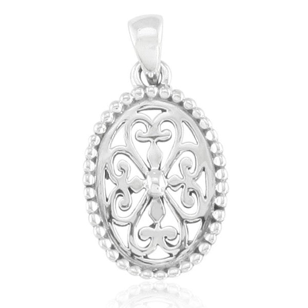 Southern Gates® Beaded Oval Heart Scroll Pendant Inspiration Series